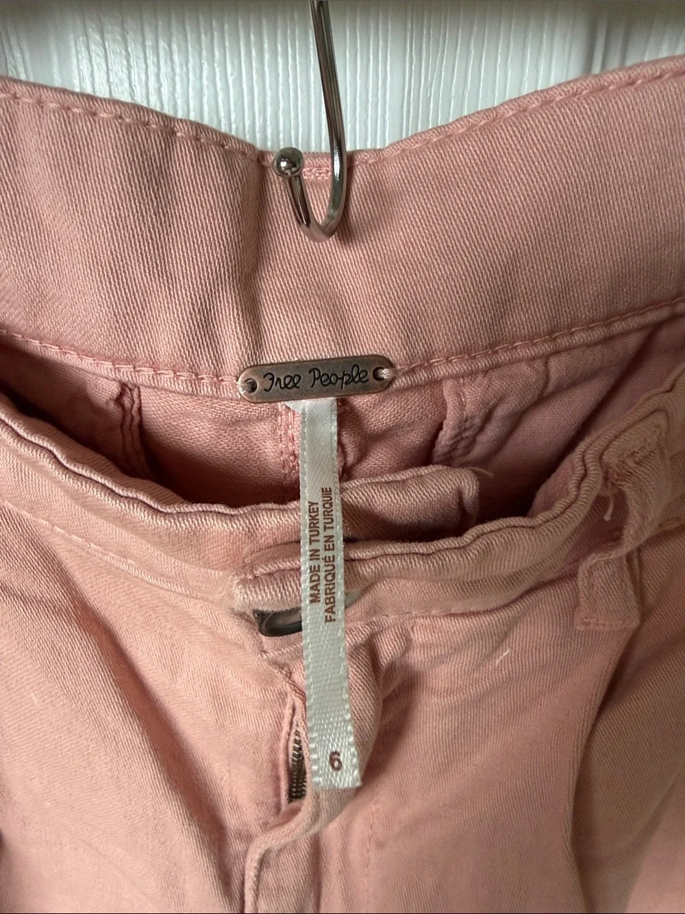 Free People Dusty Pink Pleated Shorts